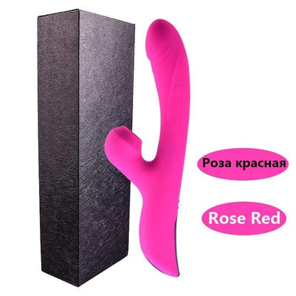 Kinky Cloth China / rose Red Heating Sucking Clitoris Vibrator