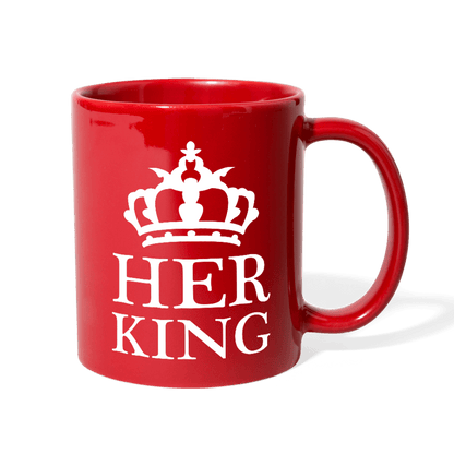 SPOD Full Color Mug red Her King Black Mug