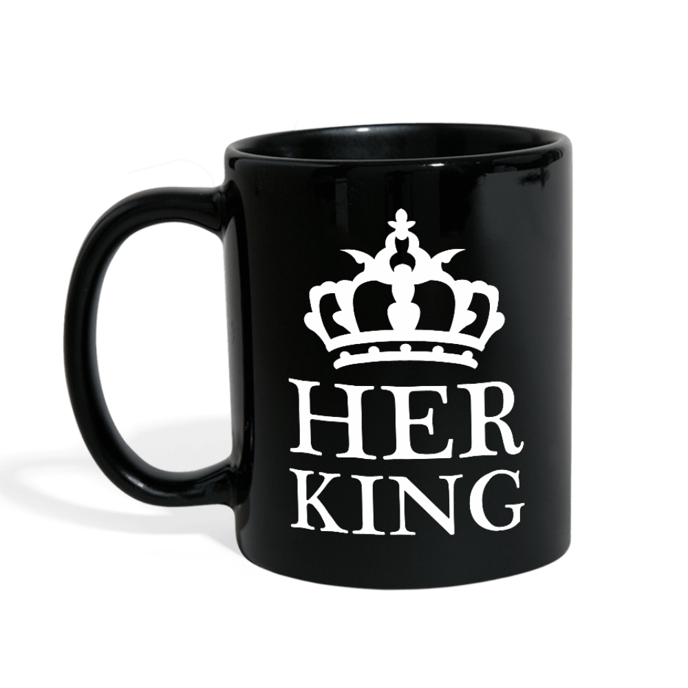 SPOD Full Color Mug Her King Black Mug