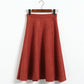 Kinky Cloth 349 High Waist Suede Midi Skirt