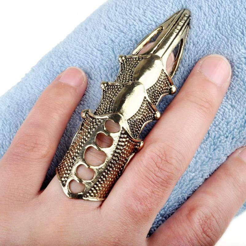 Men's Jewelry Long Finger Rings Punk Full Armor Knuckle Joint Claw Finger  Ring | eBay