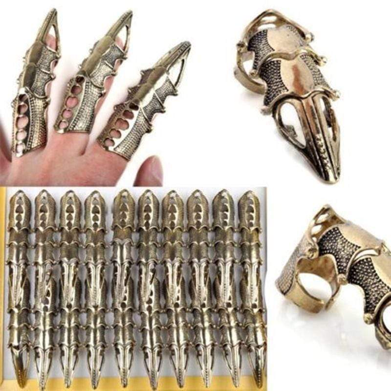 Flower Hollow Full Finger Ring Chime For Women Gold Or Silver Chain Link  Armor Knuckle Open Ring Chime US 7 From Legou668, $25.34 | DHgate.Com