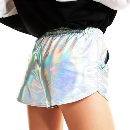 Kinky Cloth Shorts Holographic Shorts