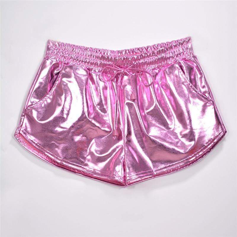 Kinky Cloth Shorts Pink / L Holographic Shorts