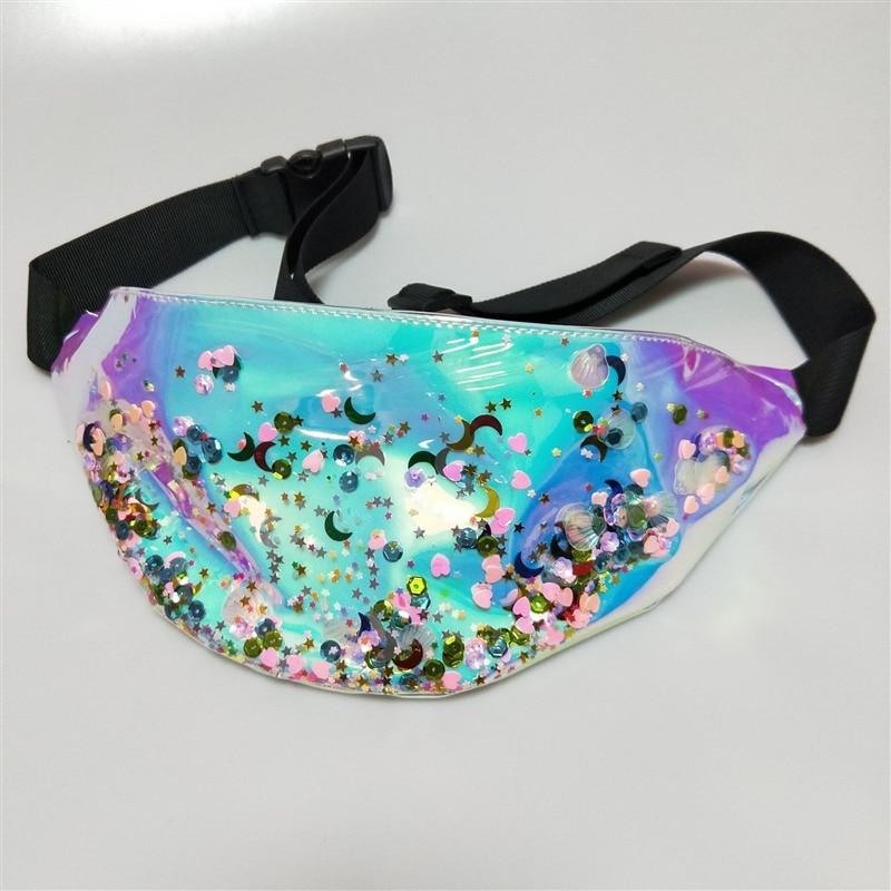 Holographic Transparent Fanny Pack
