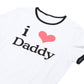 Kinky Cloth Bodysuit I ❤️ Daddy Onesie