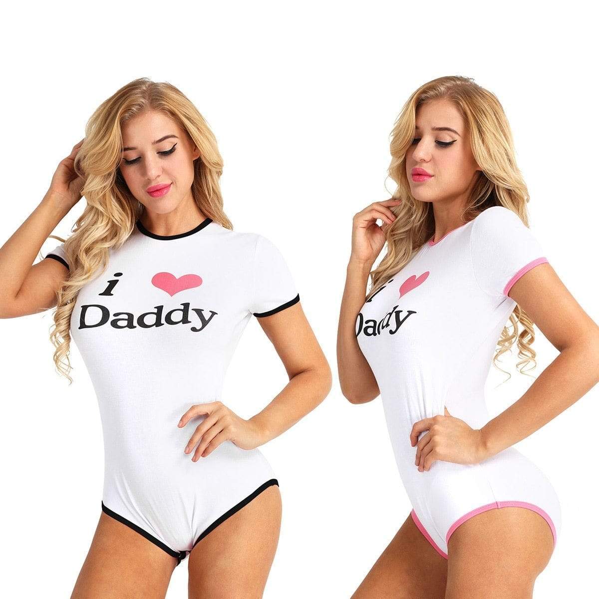 Kinky Cloth Bodysuit I ❤️ Daddy Onesie