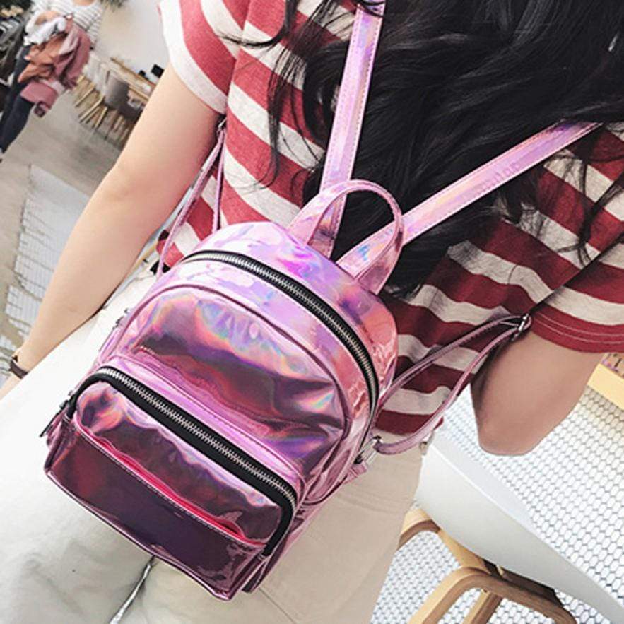 Kinky Cloth Pink Inter Gallactic Holographic Bag