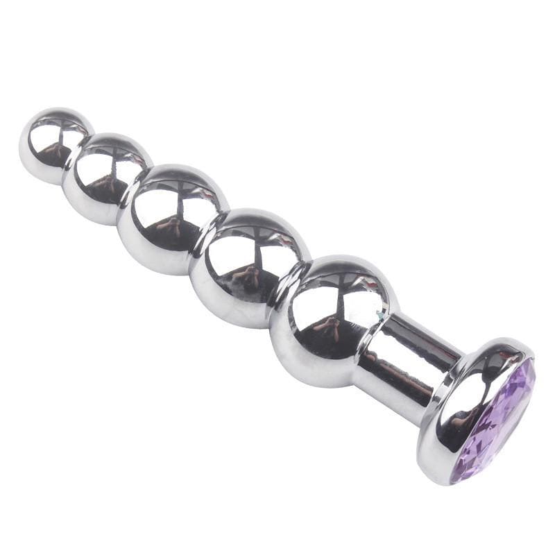 Jeweled Steel Beads Plug