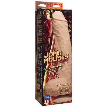Doc Johnson Dildos John Holmes Realistic C*ck 12 Inch - Beige