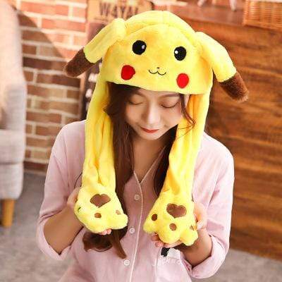 Kinky Cloth Hats Pikachu yellow / 30x50cm Jumping Ears Hats