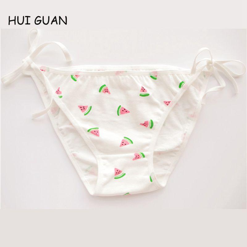 Kinky Cloth Panties WATERMELON / One Size Kawaii Pastel Tie Panties