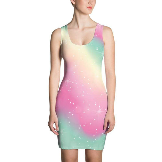 Kinky Cloth XS Kawaii Pastel Universe Dress