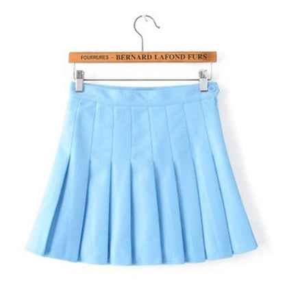 Kinky Cloth Sky Blue / XS Kawaii Pleated Skirt