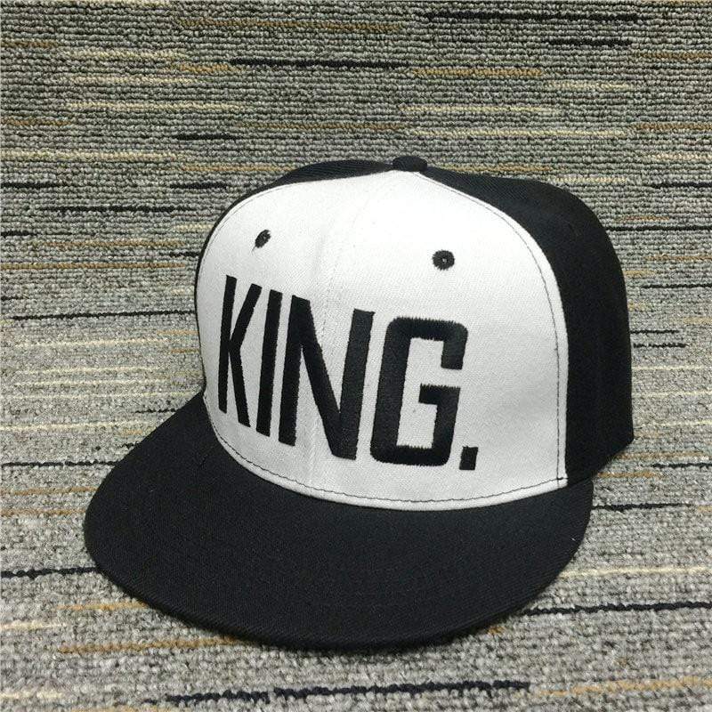 Kinky Cloth accessories Black White King King & Queen Embroidered Hats