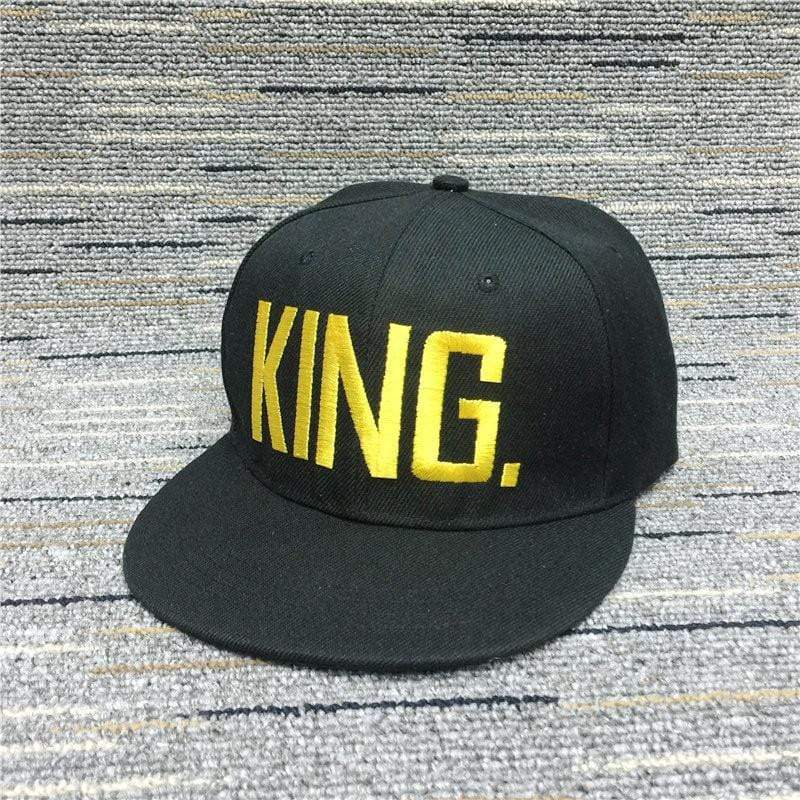 Kinky Cloth accessories Gold King King & Queen Embroidered Hats