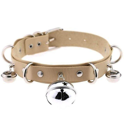 Kinky Cloth Necklace Kitty Bell Collar