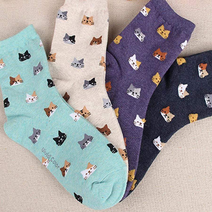 Kinky Cloth Socks Kitty Cat Socks
