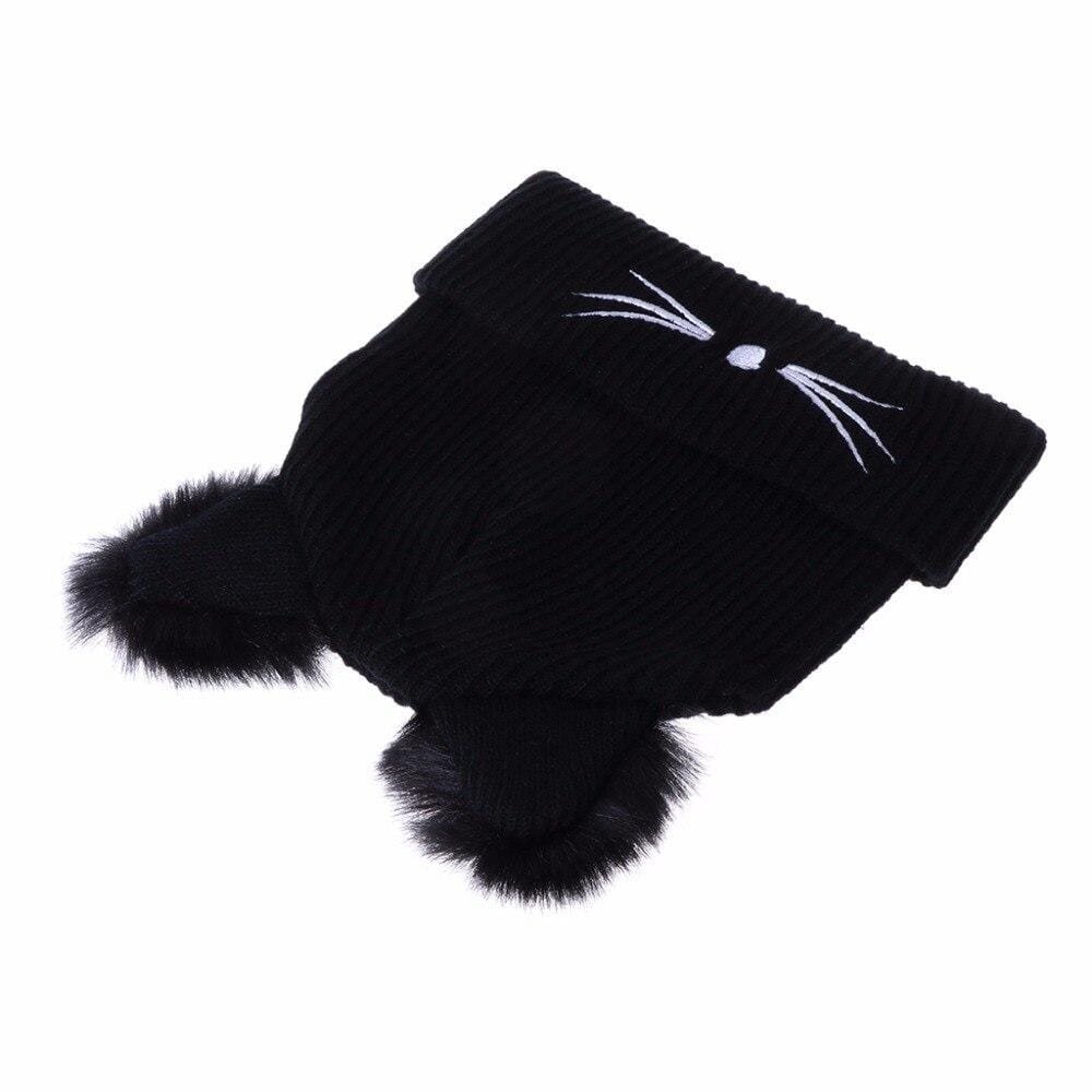 Kinky Cloth Hats Kitty Ears Beanie