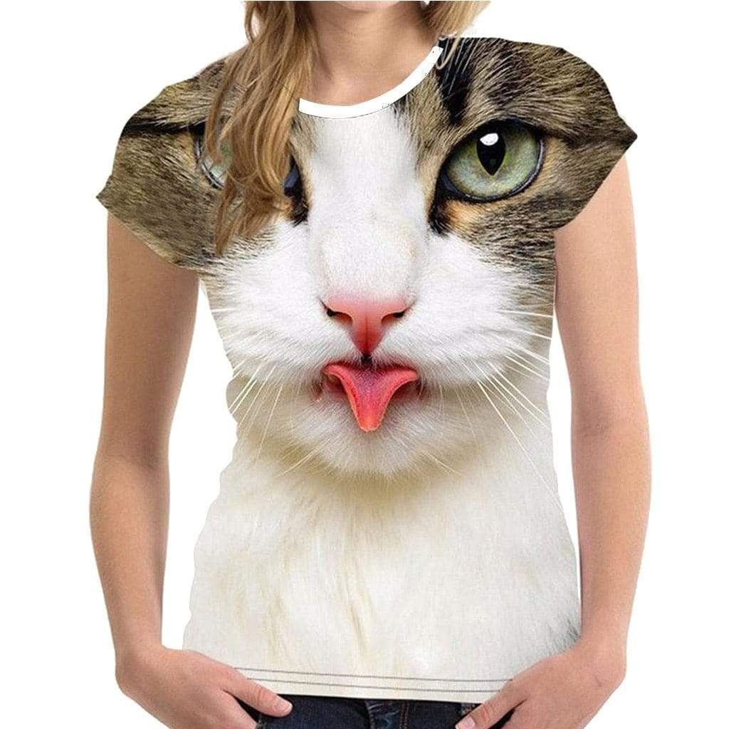 Kinky Cloth T-Shirt Kitty Face T-shirt