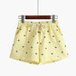 Kinky Cloth Yellow / One Size Kitty Print Pastel Shorts