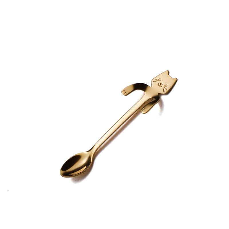 Kinky Cloth Accessories Gold Kitty Spoons
