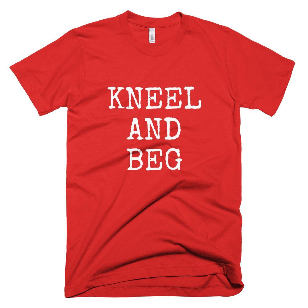 Kinky Cloth Red / XS Kneel and Beg Shirt