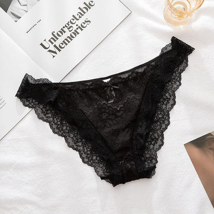 Kinky Cloth black / M / China|1pc Lace Lingerie Low-Waist Panties