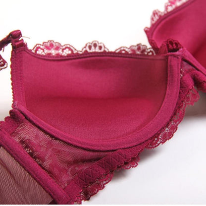 Kinky Cloth 3120601 Lace Push-up Bra And Panty Set