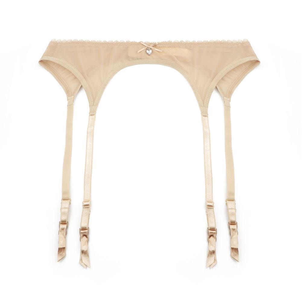 Kinky Cloth Lingerie Beige / L Lace Suspender Garter Belt