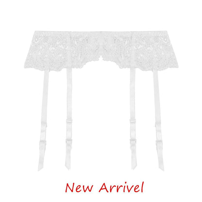 Kinky Cloth Lingerie White-200004891 / L Lace Suspender Garter Belt