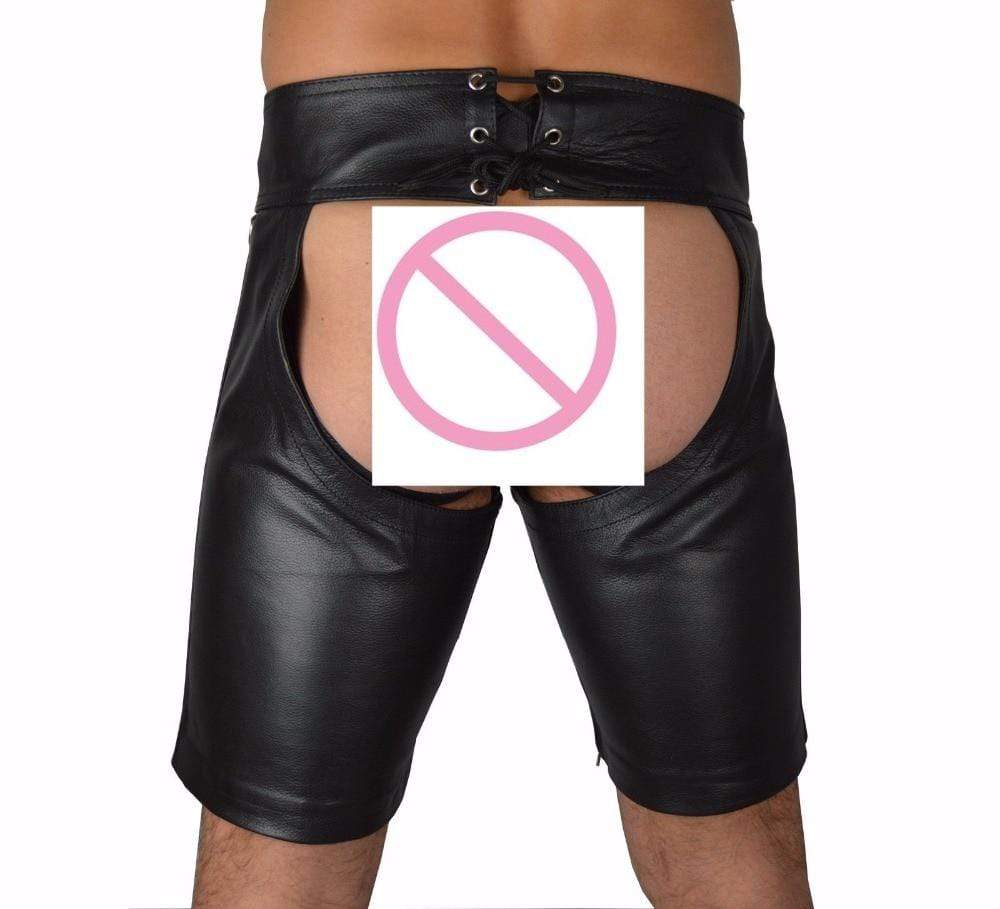 Kinky Cloth 200003584 Lace Up Open Crotch Shorts