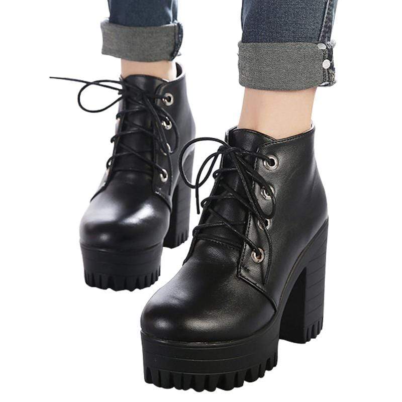 Cloth ankle boots