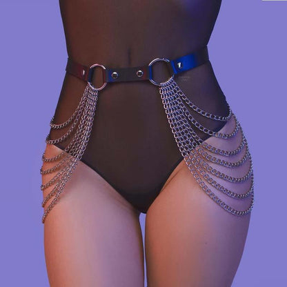 Kinky Cloth 200001886 Layered Chains Bottom Harness