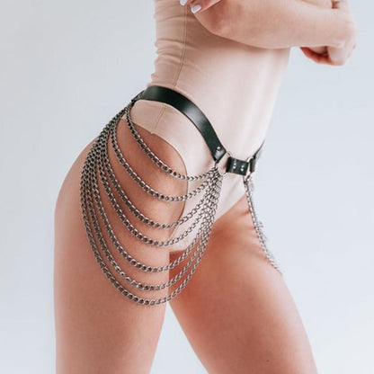 Kinky Cloth 200001886 Layered Chains Bottom Harness