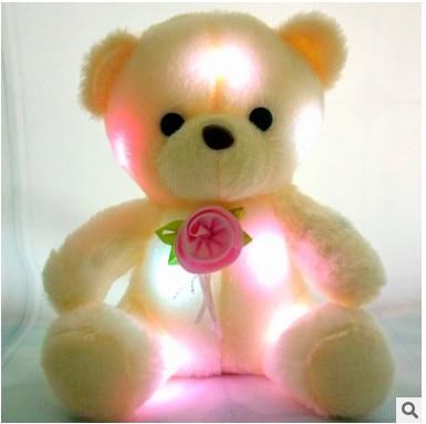 Kinky Cloth Stuffed Animal LED Glowing Bear Stuffie