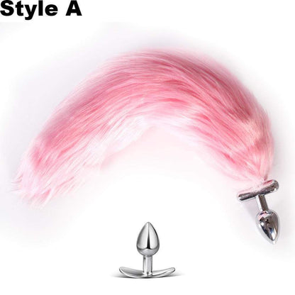 Kinky Cloth Accessories Pink Style A Light Up Tail Plug