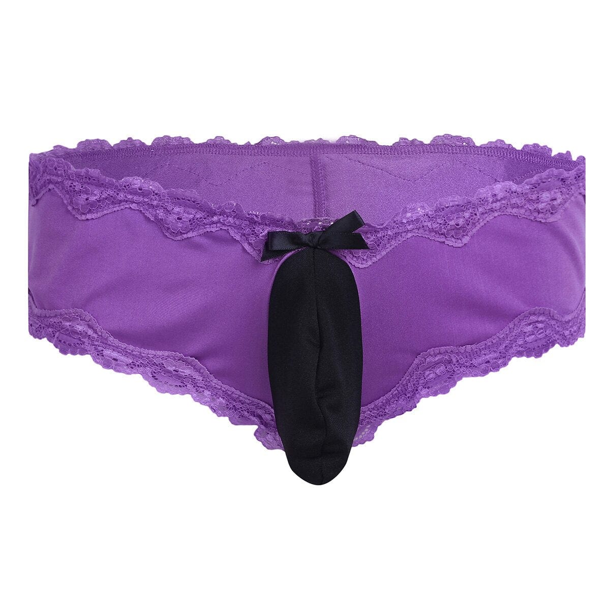 Kinky Cloth Purple B / M Lingerie Lace Bikini Mens Briefs