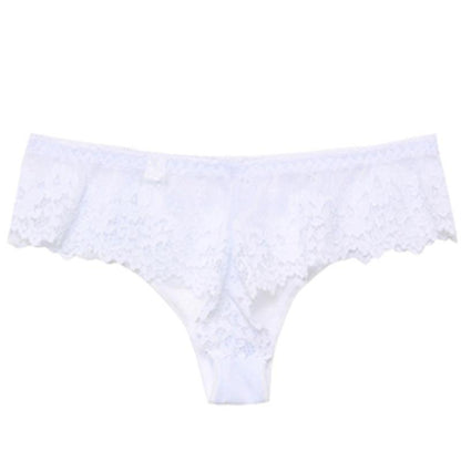 Kinky Cloth 351 White / L Lingerie Lace Hollow Out Panties