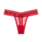 Kinky Cloth Red / S / 1pc Lingerie Lace Thong Panties