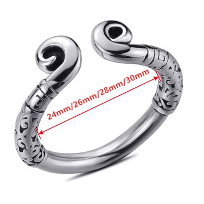 Kinky Cloth Lock Bondage Metal Penis Ring