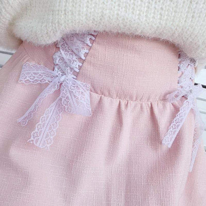 Kinky Cloth 349 Lolita Bow Lace Mini Tutu Skirt