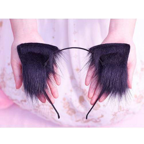 Kinky Cloth 200003991 Black Hair Hoop Lolita Ear Hair Hoop & Hair Pin