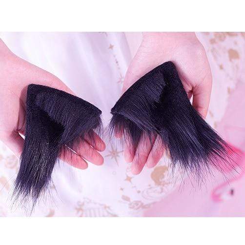 Kinky Cloth 200003991 Black Hair Pin Lolita Ear Hair Hoop & Hair Pin