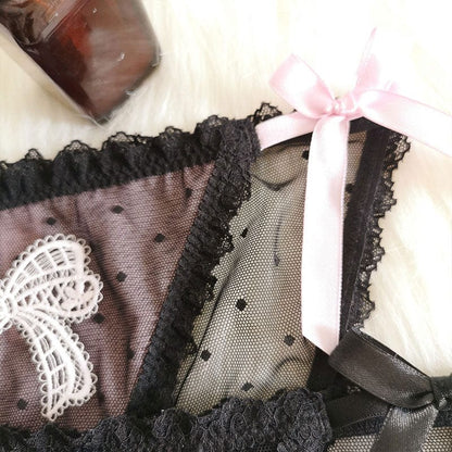 Kinky Cloth Lolita Lace Bow Lingerie Panty