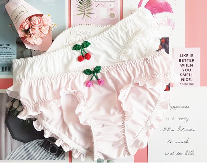 Kinky Cloth 351 Lolita Strawberry Cherry Ruffle Panties