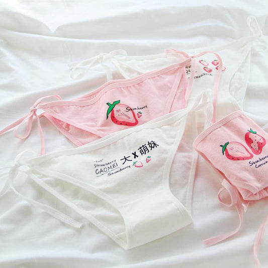 Lolita Strawberry Pattern Panty