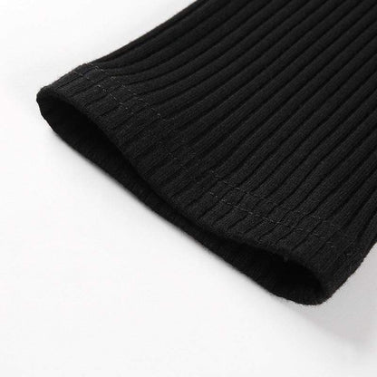 Kinky Cloth black / L Long Sleeve Zip Up Bodysuit