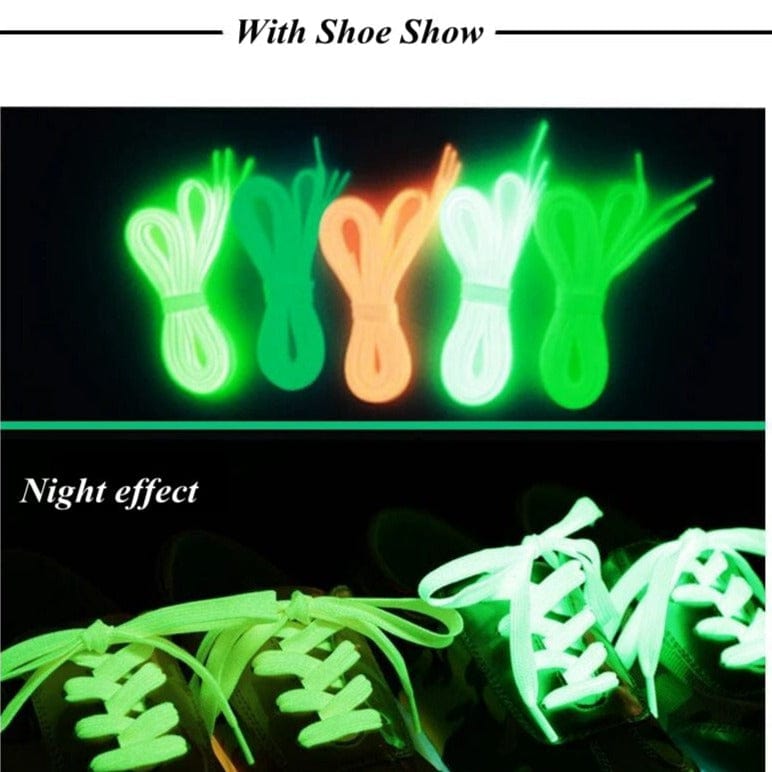 Kinky Cloth Luminous Shoelaces 1 Pair