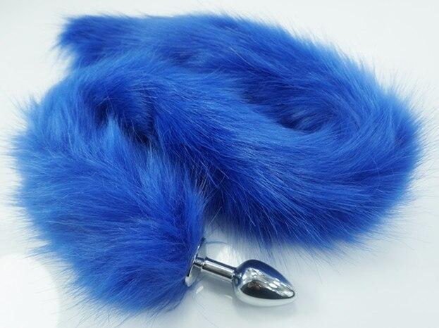 Kinky Cloth 200001518 blue Lush Long Tail Plug